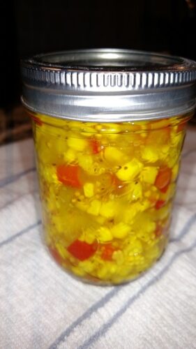 Putting Up Corn Relish